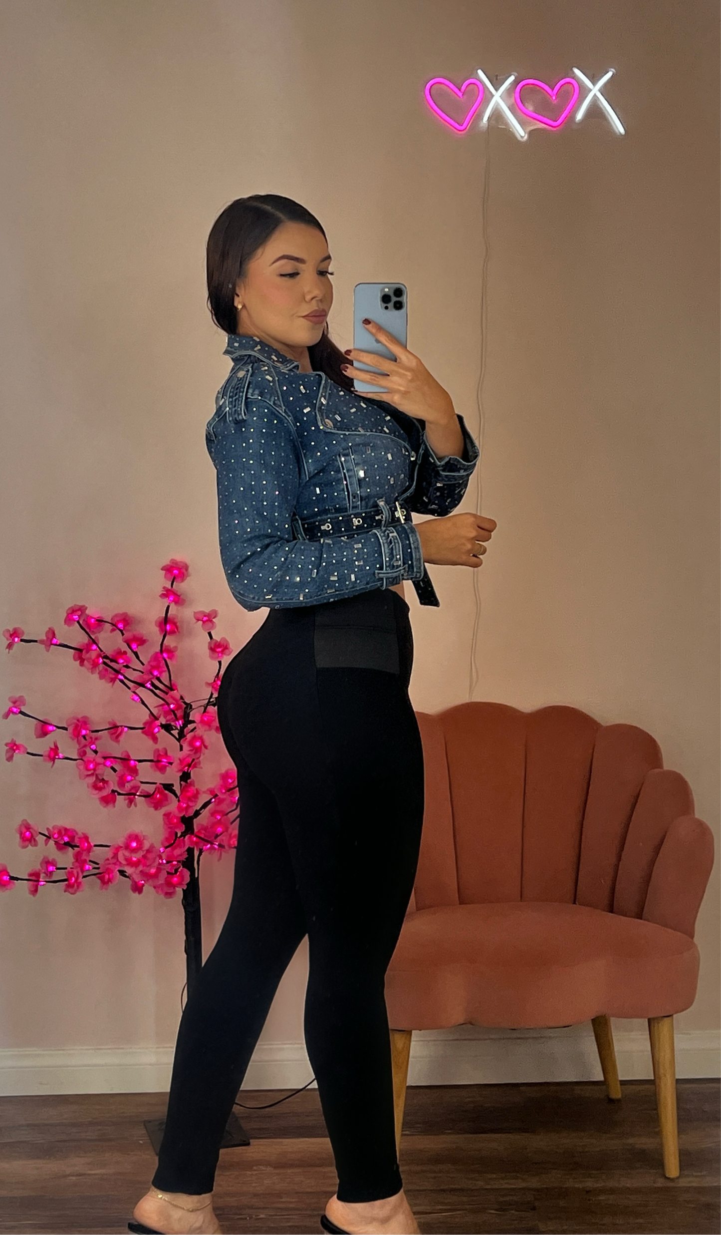 Blue Rhinestone Jacket