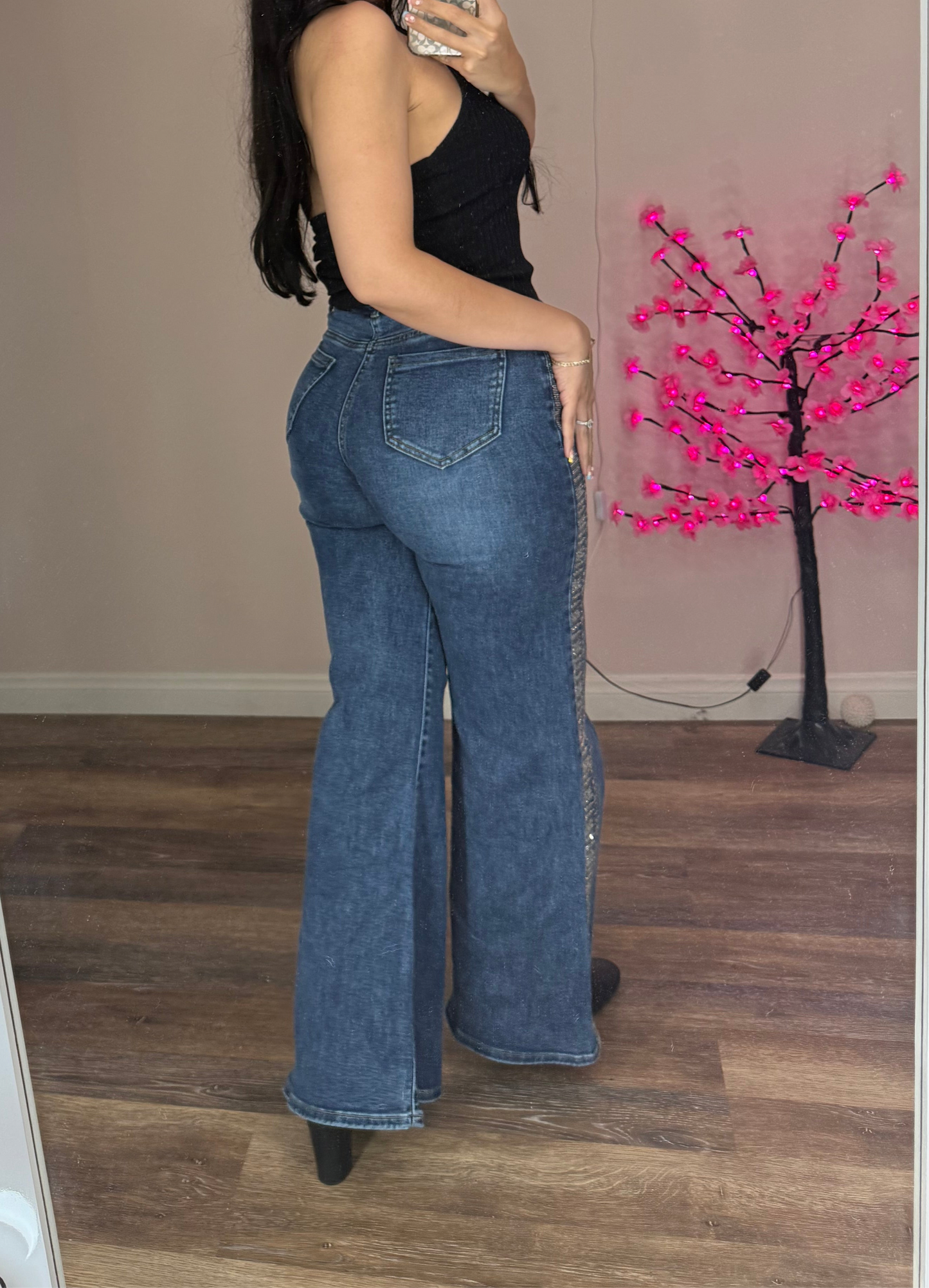 Tall Girl High Rise Flare Jeans
