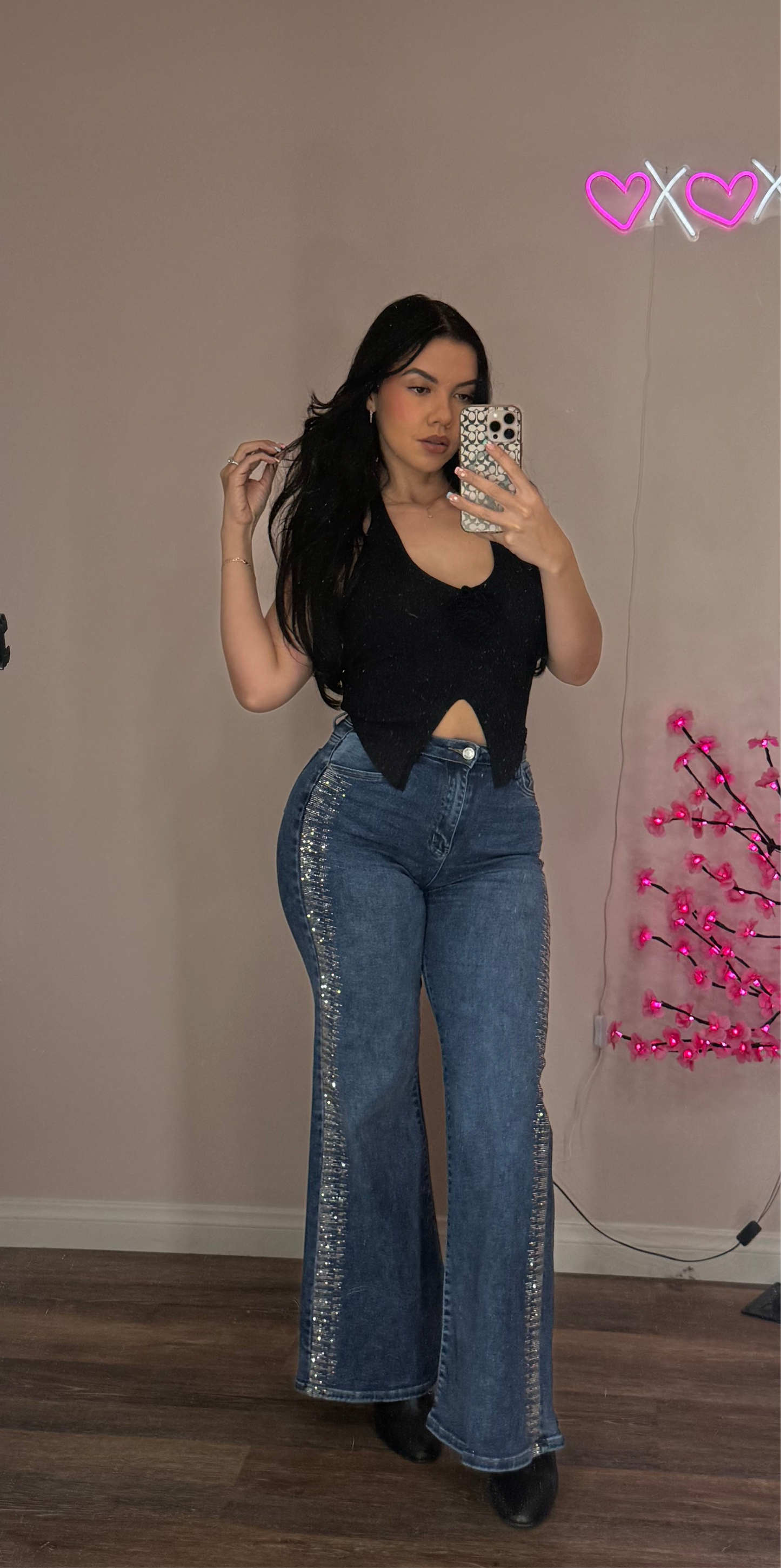 Tall Girl High Rise Flare Jeans